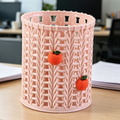 3D Cartoon Decor Rattan Imitation Pen Holder